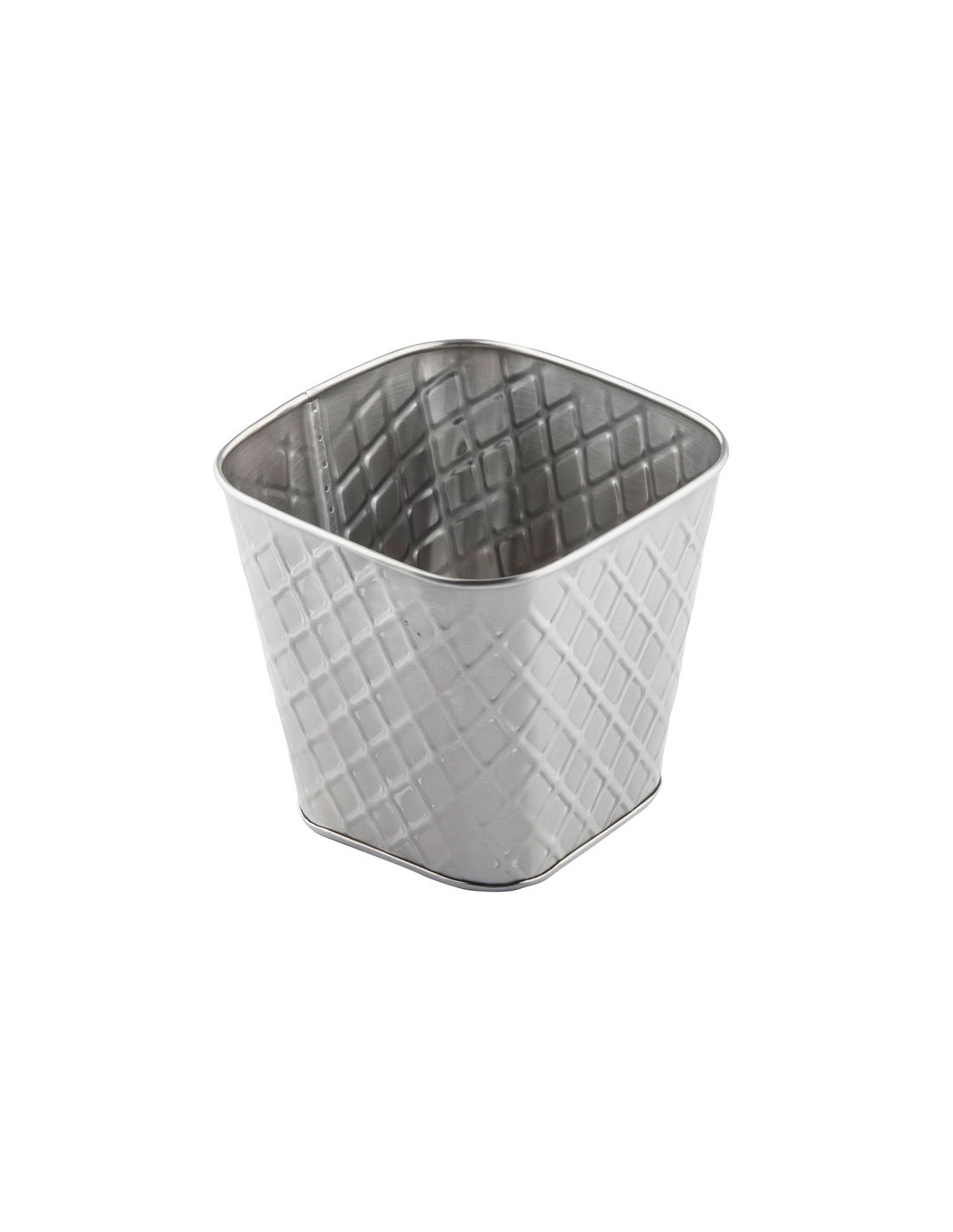 Tablecraft Envase para patatas y fritos cuadrado - 10 x 10 x 8,8 cm