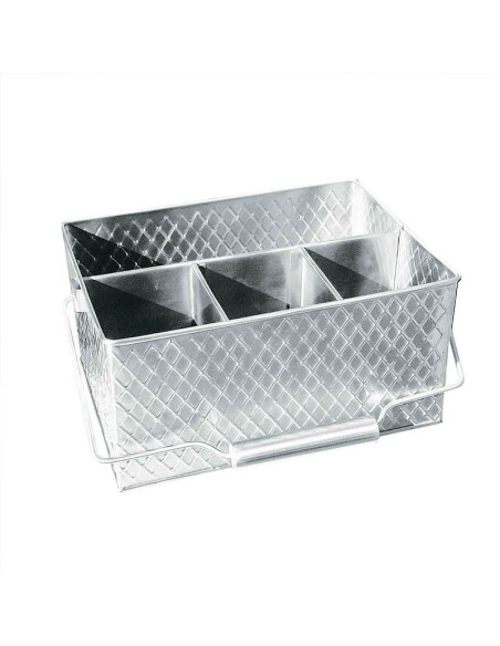 Tablecraft Portacubiertos rectangular - 27,3 x 21,5 x 12 cm