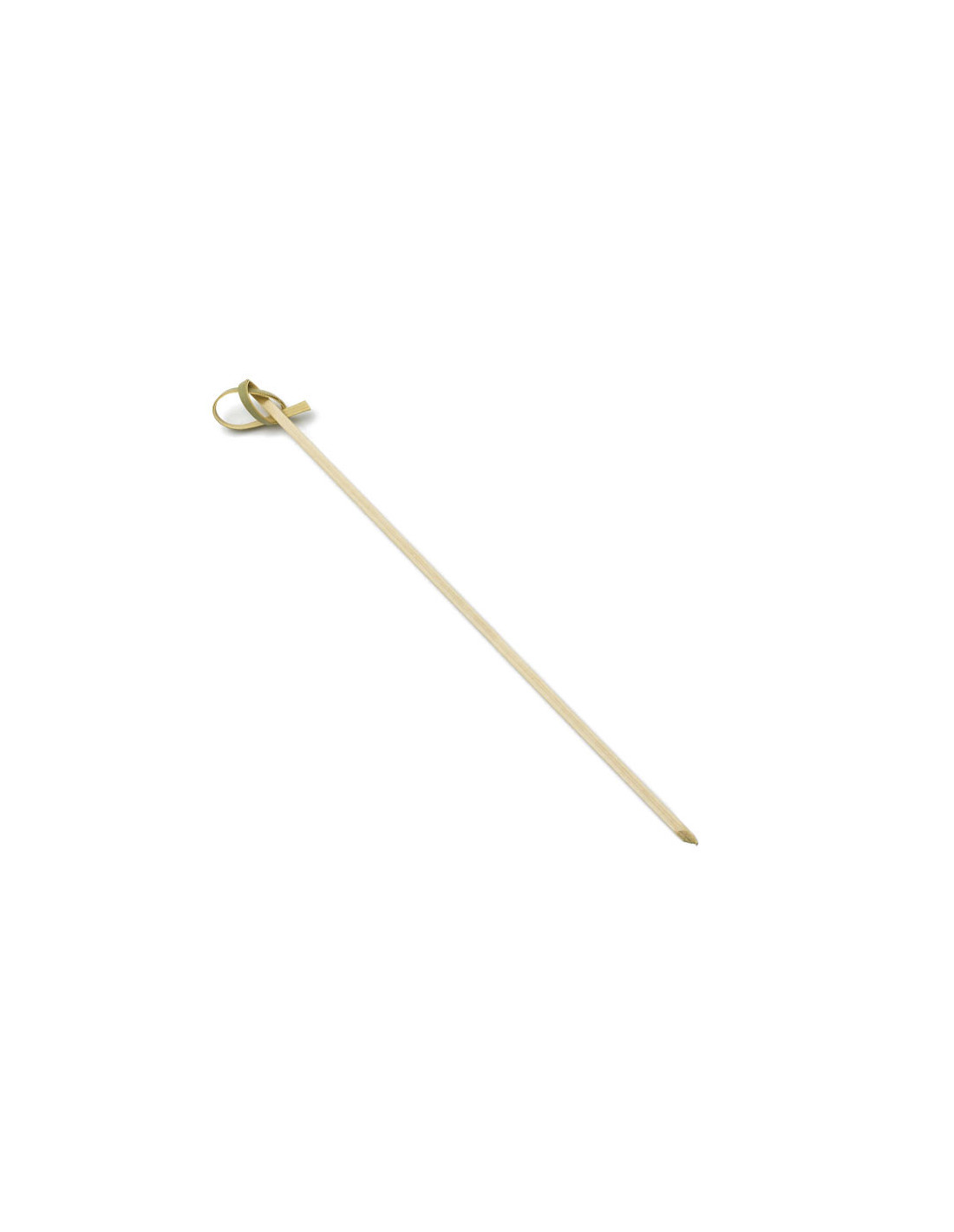 Tablecraft Palillo marcador con nudo - 18 cm - paquetes de 100 unidades