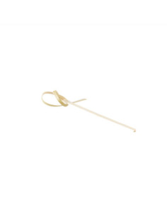 Tablecraft Palillo marcador con nudo - 9 cm - paquetes de 100 unidades Natural