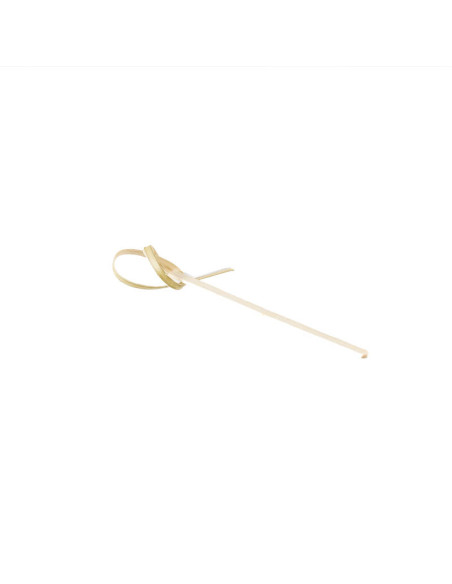 Tablecraft Palillo marcador con nudo - 9 cm - paquetes de 100 unidades Natural