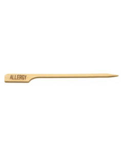 Tablecraft Palillo marcador pala de alergias - 11,5 cm - paquetes de 100 unidades