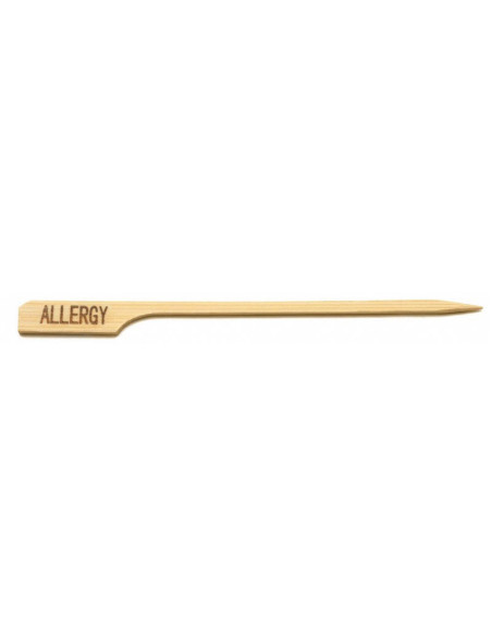 Tablecraft Palillo marcador pala de alergias - 11,5 cm - paquetes de 100 unidades