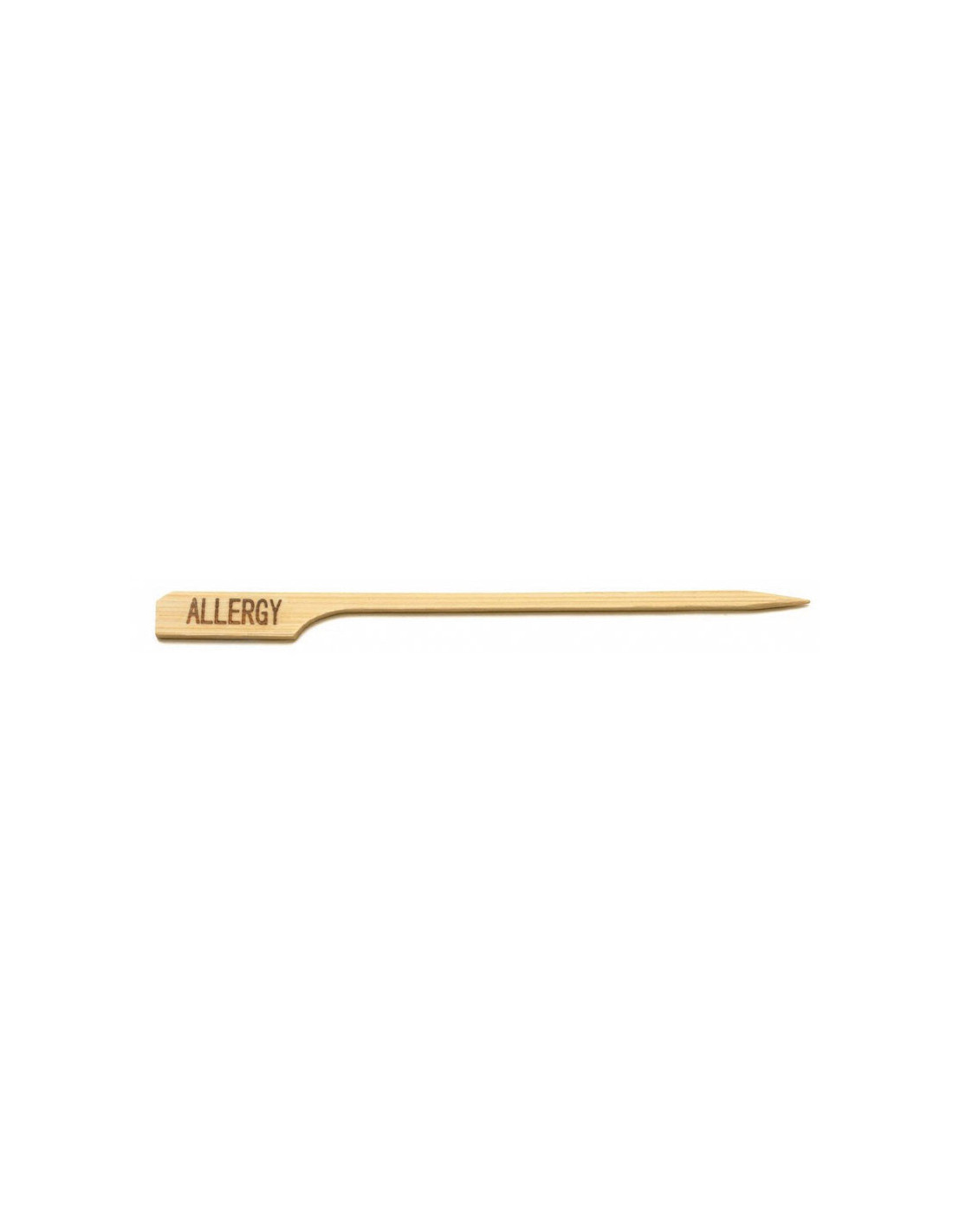 Tablecraft Palillo marcador pala de alergias - 11,5 cm - paquetes de 100 unidades