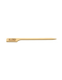 Tablecraft Palillo marcador pala de alergias - 9 cm - paquetes de 100 unidades