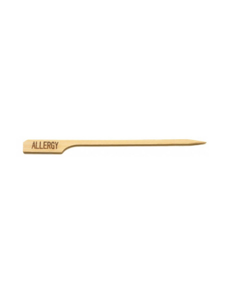 Tablecraft Palillo marcador pala de alergias - 9 cm - paquetes de 100 unidades