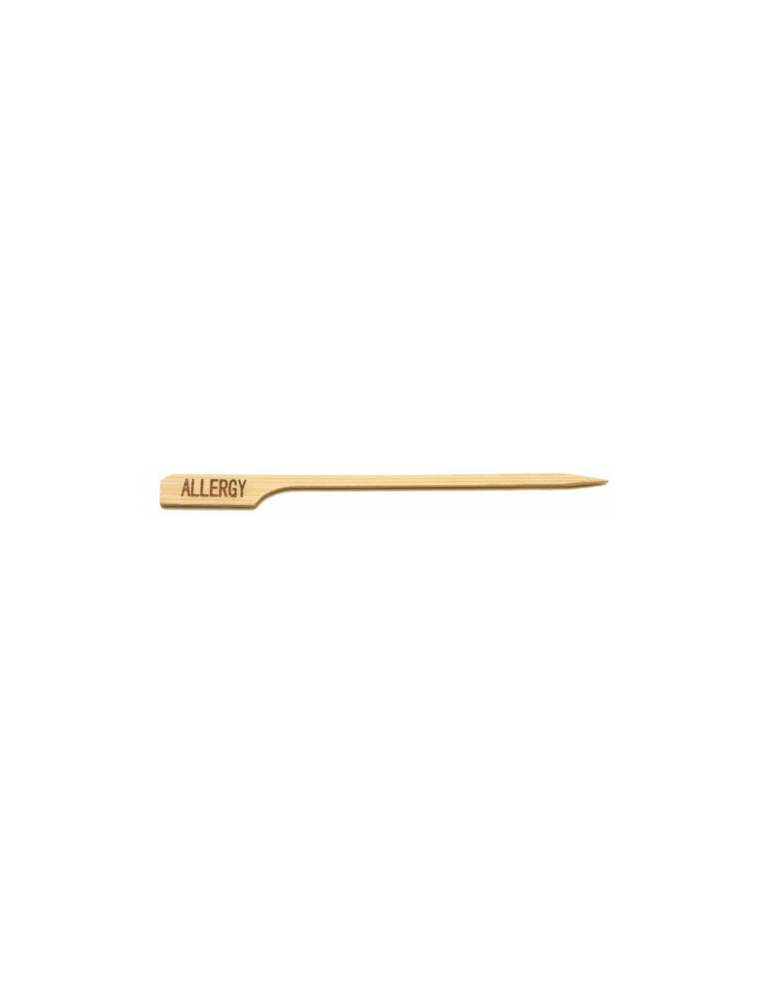 Tablecraft Palillo marcador pala de alergias - 9 cm - paquetes de 100 unidades