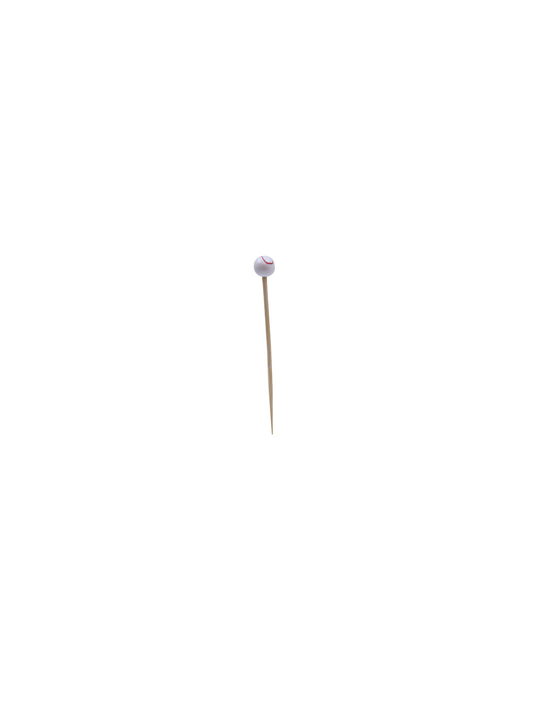 Tablecraft Palillo deportivo béisbol - 11,4 cm - paquete de 100 Uds.