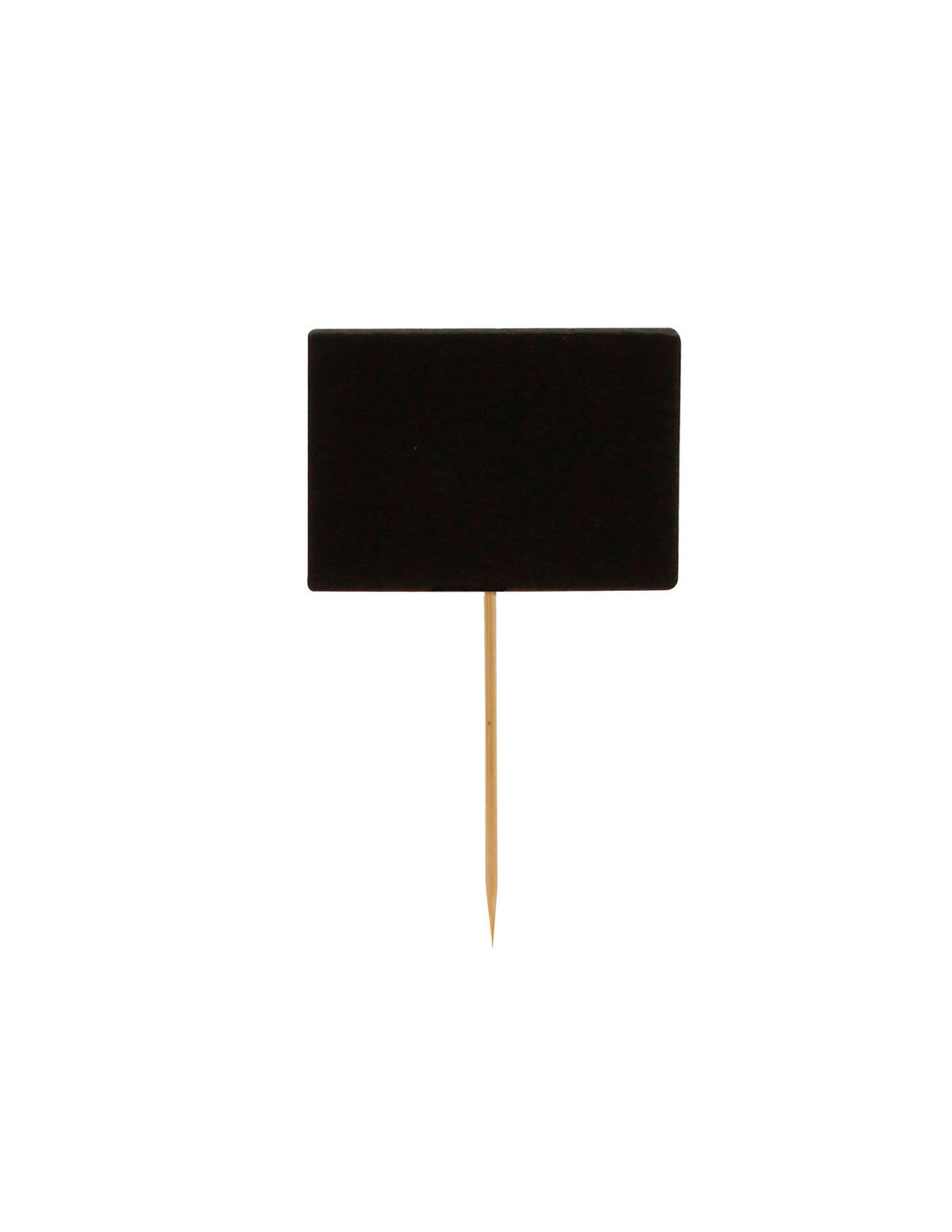 Tablecraft Palillo marcador con pizarrita 9 cm con pinza - paq. de 100 Uds.
