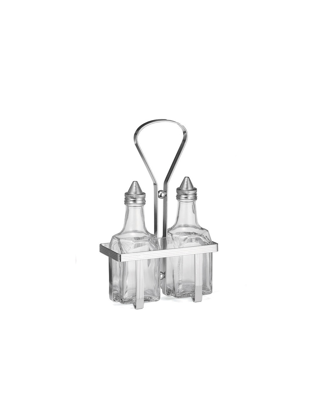 Tablecraft Juego de aceitera y vinagrera con tapa - 177 ml