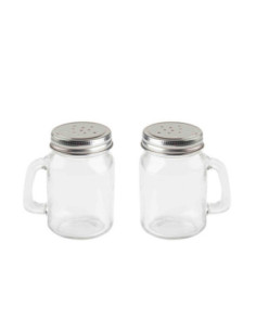 Tablecraft Salero y pimentero Mason Jar 140 ml