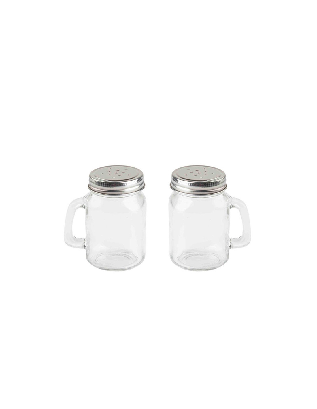 Tablecraft Salero y pimentero Mason Jar 140 ml