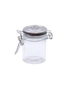 Tablecraft Salero y pimentero con tapa de clip 45 ml