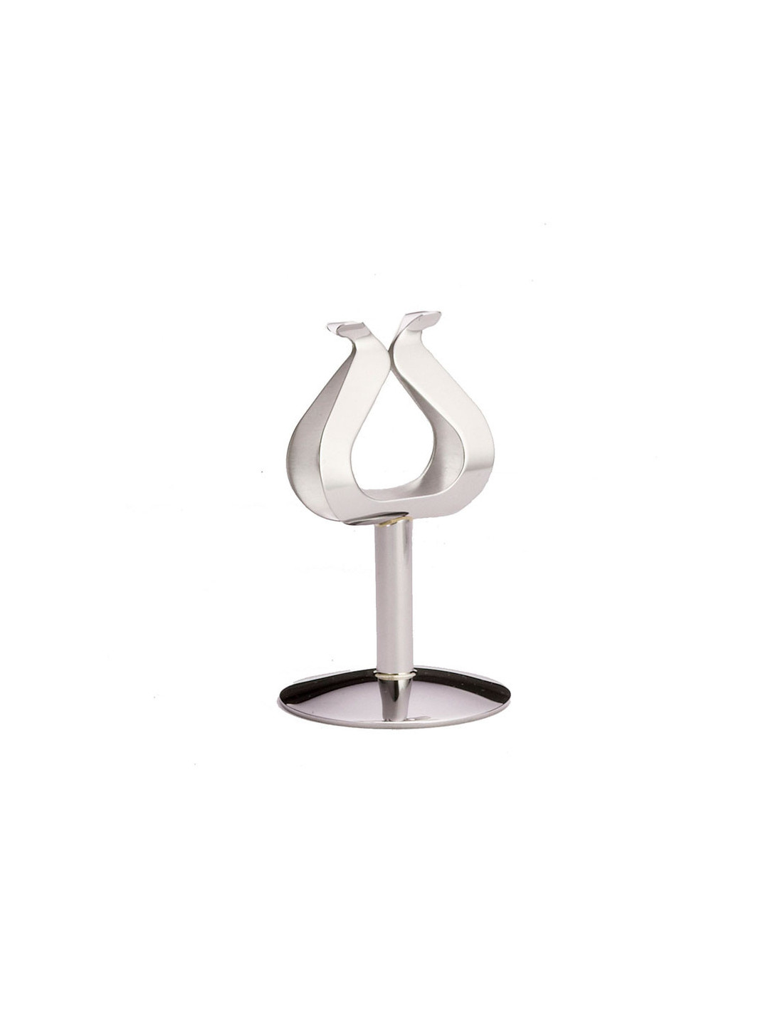 Tablecraft Tarjeteros con forma de arpa - 10 cm
