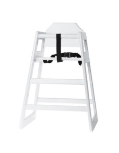 Tablecraft Trona de madera Blanco
