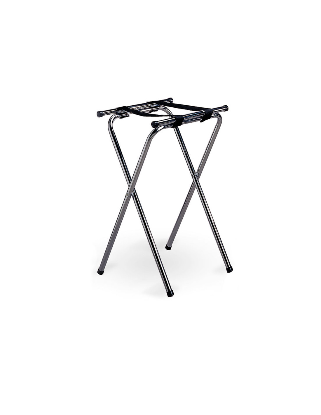 Tablecraft Soporte de tijera para bandejas cromado 79 cm