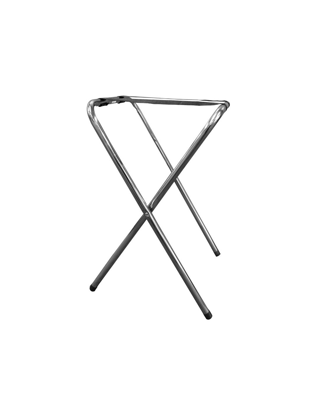 Tablecraft Soporte de tijera para bandejas cromado 75 cm