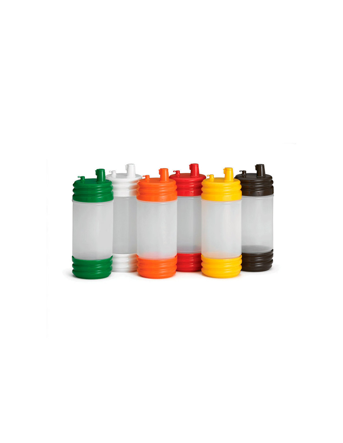 Tablecraft Set PourMaster con vertedor cuello corto 1 L (12 unidades)