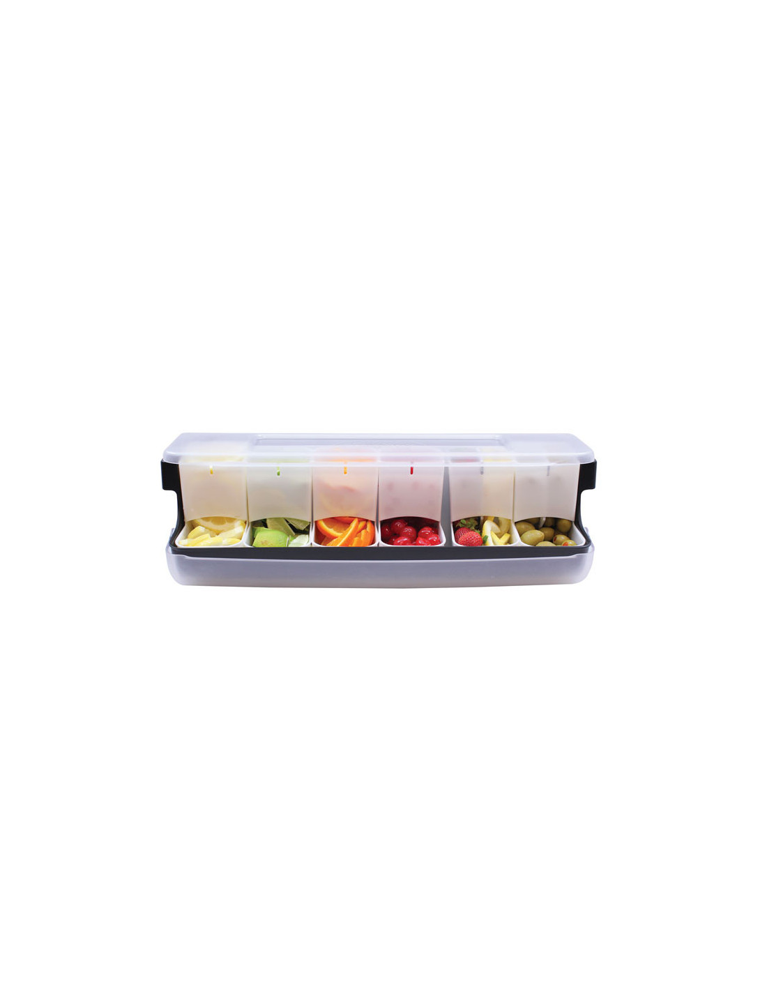 Tablecraft 6 recipientes de 710 ml - 51 x 17 x 16,5 cm