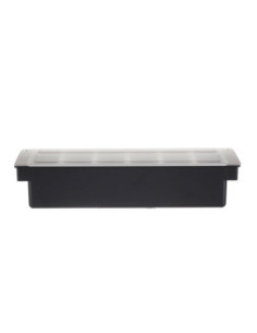 Tablecraft Dispensador de condimentos ABS/ tapa para 6 botecitos de 0,5 L de 50,2 x 16,5 x 8,3 cm