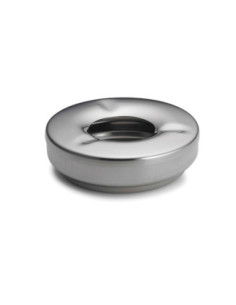 Tablecraft Cenicero de agua redondo de mesa acero de 12,5 cm Ø