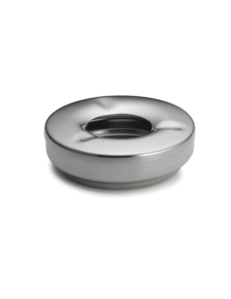 Tablecraft Cenicero de agua redondo de mesa acero de 12,5 cm Ø