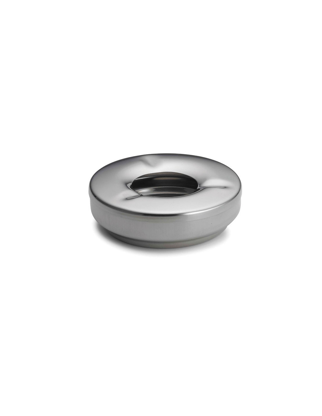 Tablecraft Cenicero de agua redondo de mesa acero de 12,5 cm Ø
