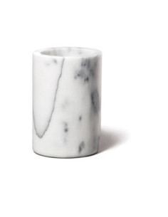 Tablecraft Enfriador de vino mármol blanco - 13 cm Ø x 18 cm