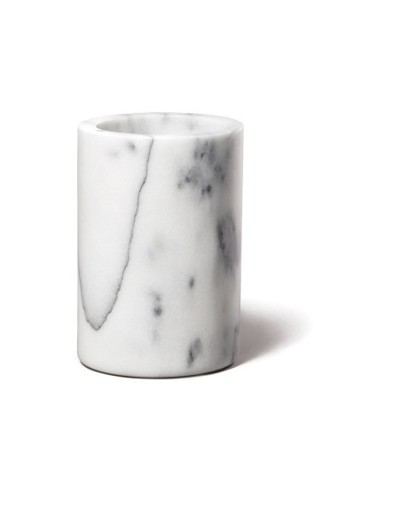 Tablecraft Enfriador de vino mármol blanco - 13 cm Ø x 18 cm