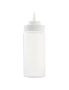 Tablecraft Botella exprimible incolora 63 mm de boca y 473 ml