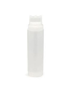 Tablecraft Botella exprimible Dualway - incolora de 63 mm De boca y 710 ml de capacidad