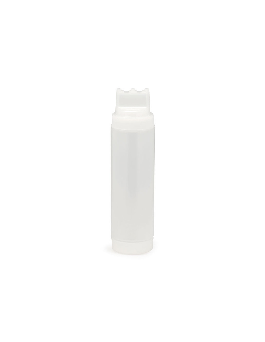 Tablecraft Botella exprimible Dualway - incolora de 63 mm De boca y 710 ml de capacidad