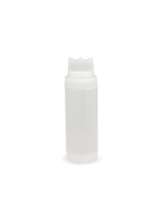 Tablecraft Botella exprimible Dualway - incolora de 63 mm De boca y 473 ml de capacidad