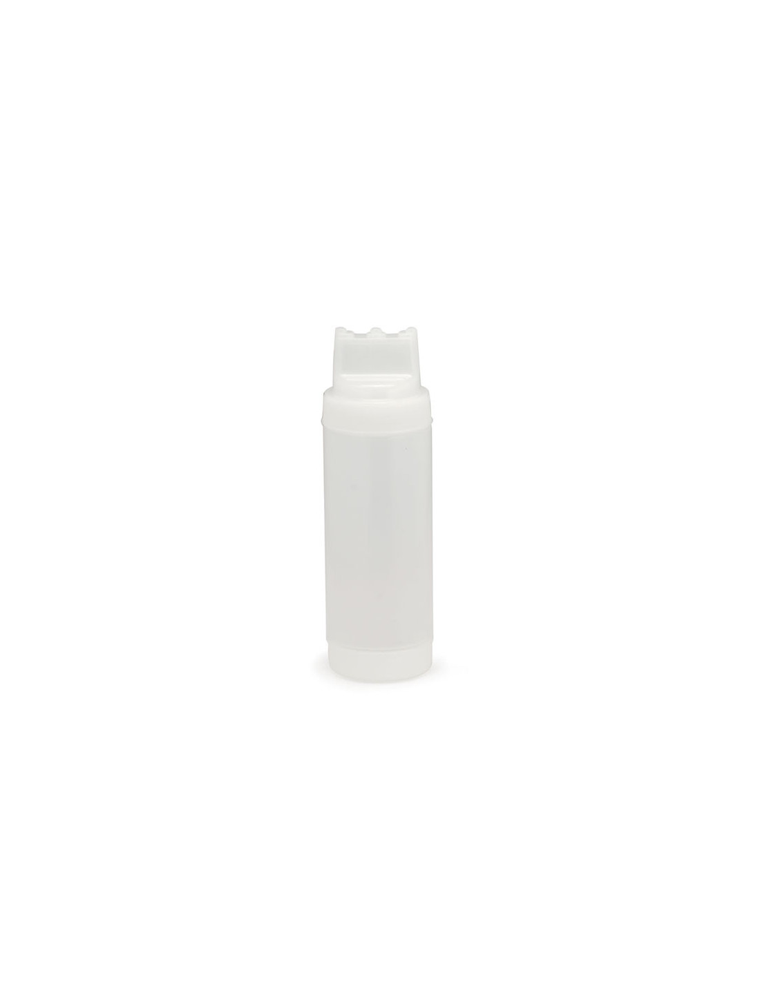 Tablecraft Botella exprimible Dualway - incolora de 63 mm De boca y 473 ml de capacidad