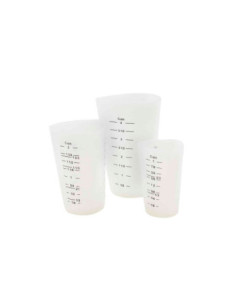 Tablecraft Set de 3 jarras medidoras 250 ml - 500 ml - 1L