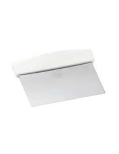 Tablecraft Rascador con mango ABS blanco para masa - 15 cm