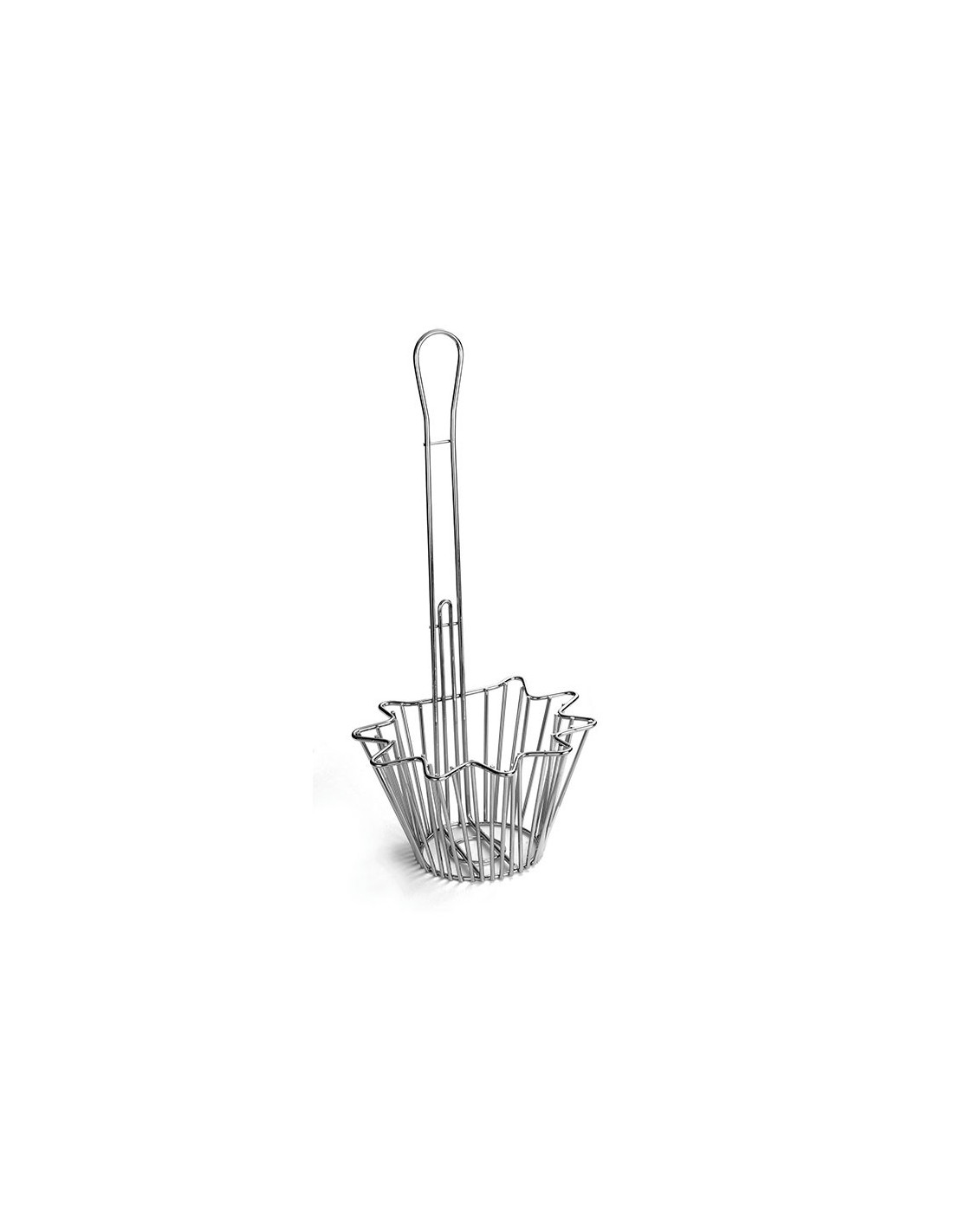 Tablecraft Cestas para tacos cromada - ancho 19/11 cm - profundidad 12,5  45 cm