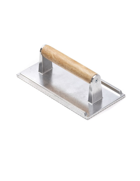 Tablecraft Pesa para carne y mango de madera 21 x 11 x 4 cm