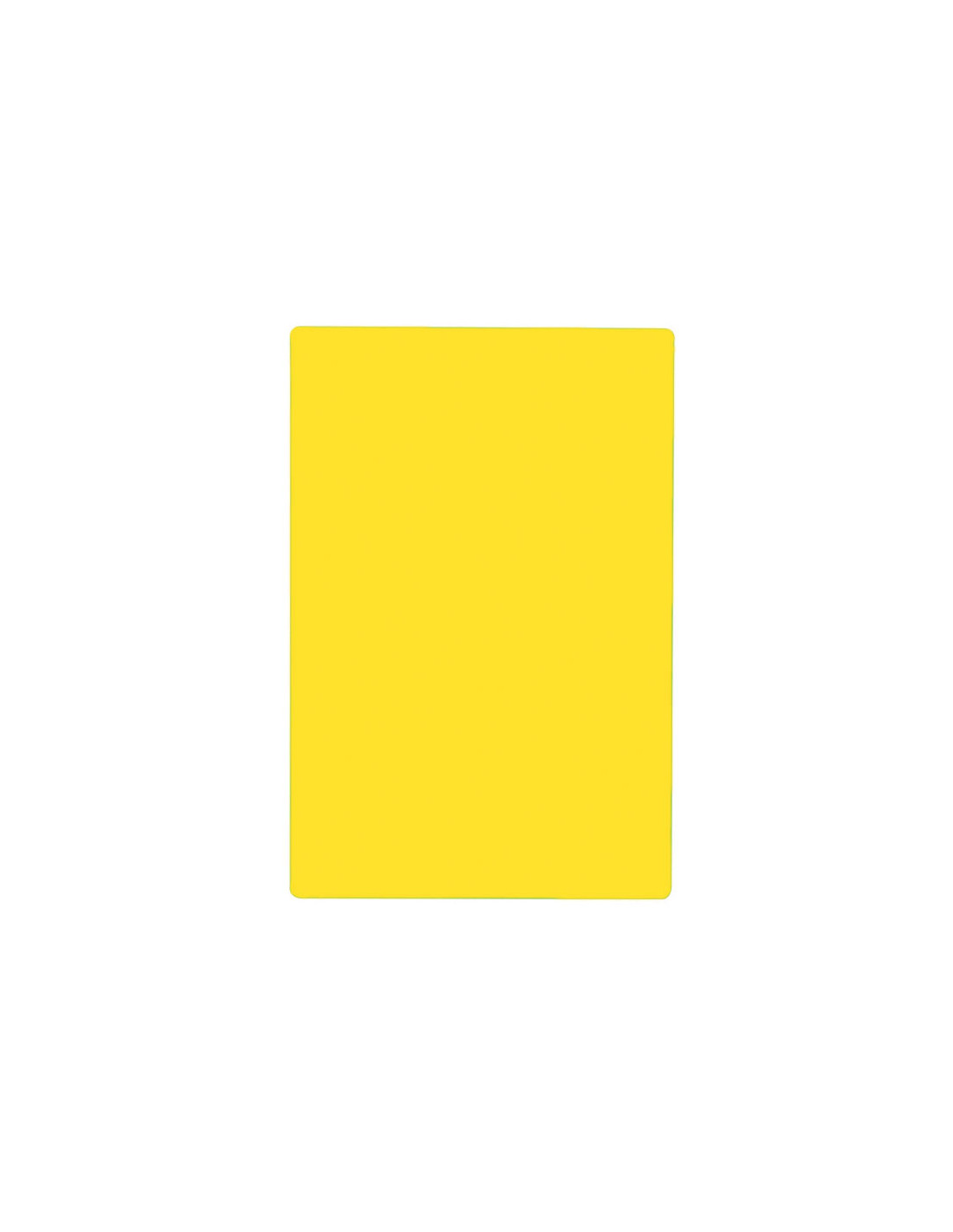 Tablecraft Tabla de cortar - 1,5 cm espesor - 30 x 46 cm Amarillo