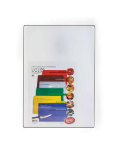 Tablecraft Tabla de cortar - 1,5 cm espesor - 30 x 46 cm Blanco