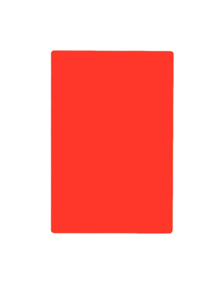 Tablecraft Tabla de cortar - 1,5 cm espesor - 30 x 46 cm Rojo