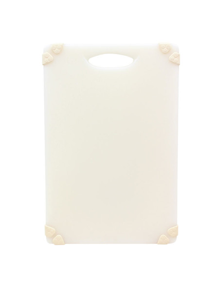 Tablecraft Tabla de cortar con soportes de silicona - 50 x 38 x 1,3 cmBlanco