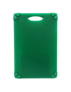 Tablecraft Tabla de cortar con soportes de silicona - 45,5 x 30,5 x 1,3 cm Verde