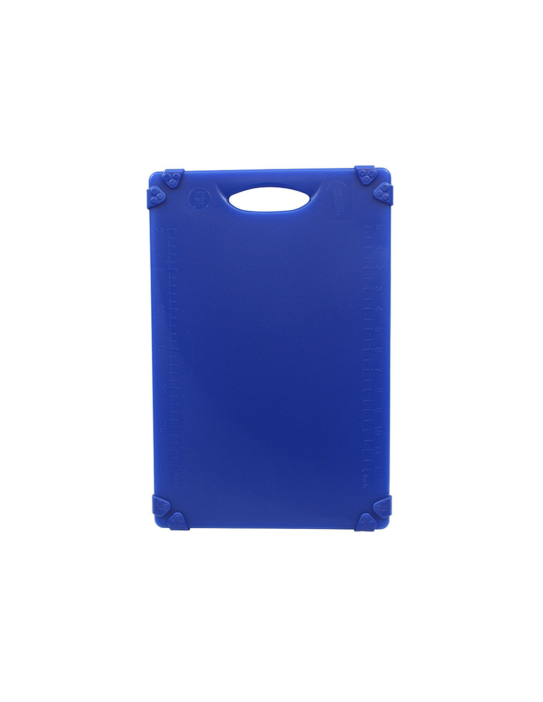 Tablecraft Tabla de cortar con soportes de silicona - 45,5 x 30,5 x 1,3 cm Azul