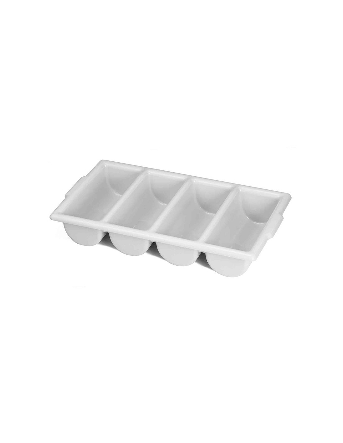 Tablecraft Recipiente 53 x 30 x 10 cm - 4 compartimentos
 Gris