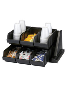 CAMBRO - 6RS6 - Soporte con 6 recipientes - 51,1 x 48,8 x 24,1 cm
