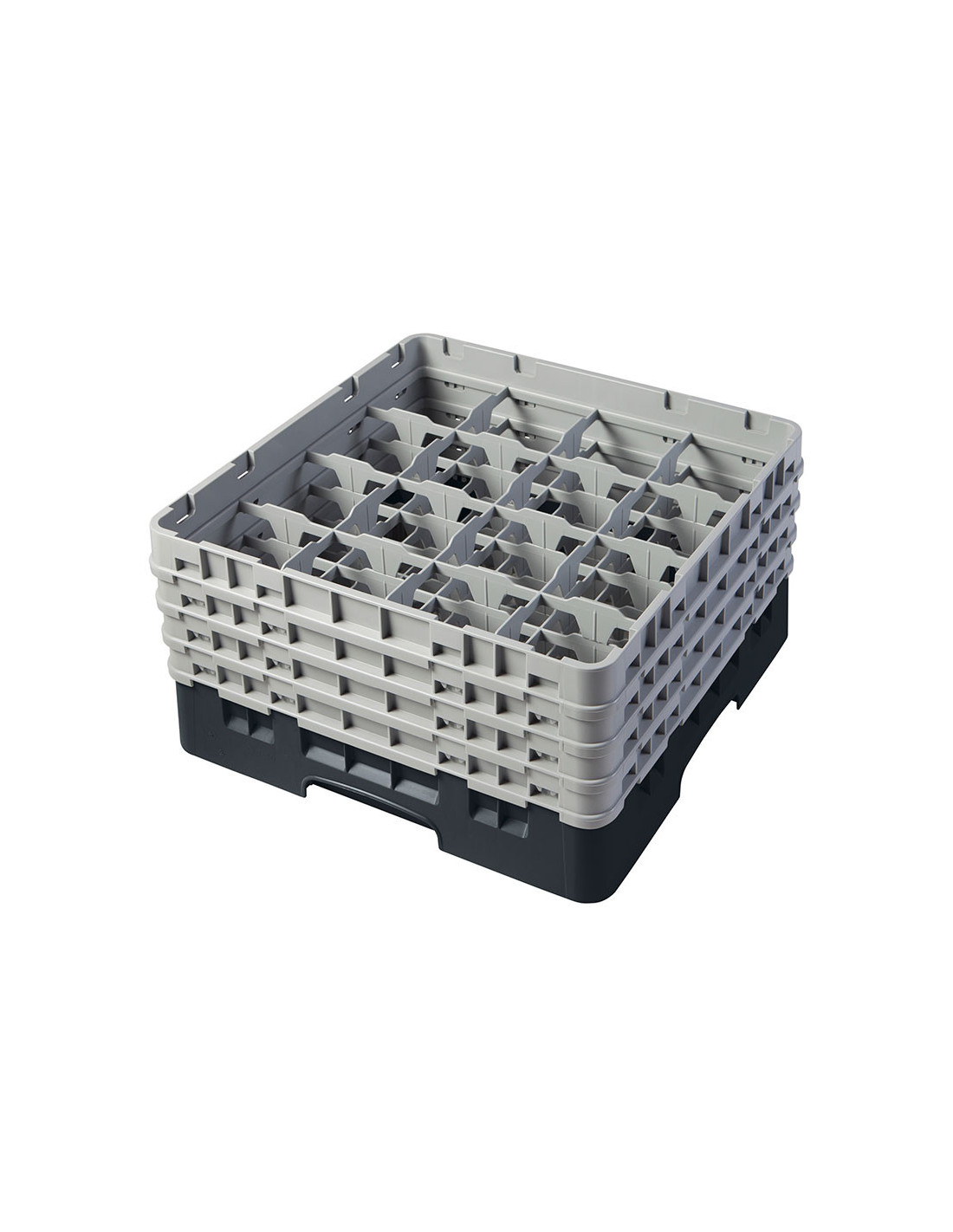 CAMBRO - 16S800-110 - Cesta de lavado 16 comp. 4 alturas - 10,9 cm Ø máx. - alt. máx. 21,7 cm - 50 x 50 x 26,7 cm
