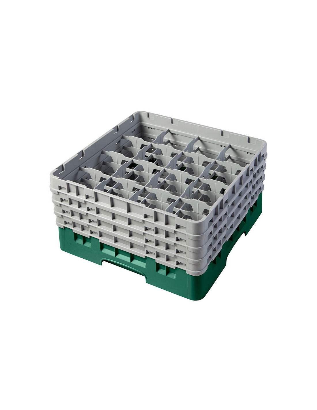 CAMBRO - 16S800-110 - Cesta de lavado 16 comp. 4 alturas - 10,9 cm Ø máx. - alt. máx. 21,7 cm - 50 x 50 x 26,7 cm