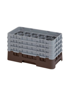 CAMBRO - 17HS800 - Cesta de lavado de medio tamaño para copas y vasos con 17 compartimentos 4 alturas - diámetro máx.
