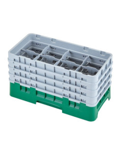 CAMBRO - 8HS800 - Cesta de lavado de medio tamaño para copas y vasos con 8 compartimentos 4 alturas - diámetro máx.